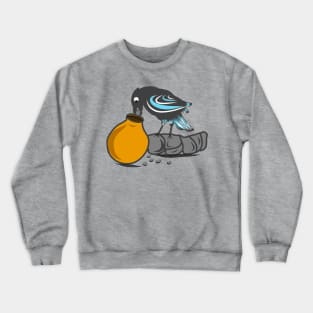 Crow and the pot Crewneck Sweatshirt